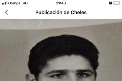 Luis Márquez en sus tiempos mozos.