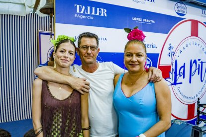 Andrea Carrero, Juan Carlos Carrero y Paqui Martínez.