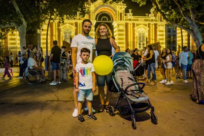 Jesús Yanguas, Rocío Gutíerrez y Jesús.