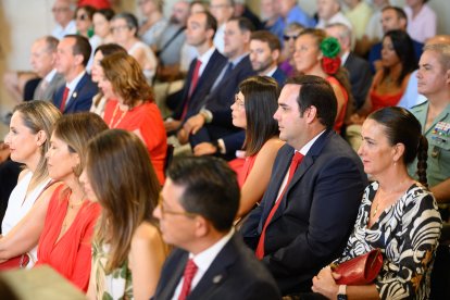 Autoridades presentes en el Homenaje a Los Coloraos.