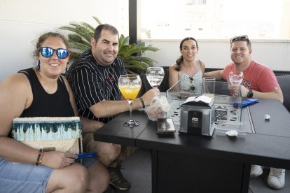 Isali Sánchez, Francisco Pérez, Loli Pérez y Juan Jesús Salvador.