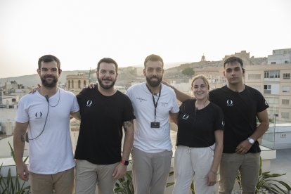 Borja Rodríguez, Josete, Paco Leal, Tamara Cabrera y Paco Gómez.