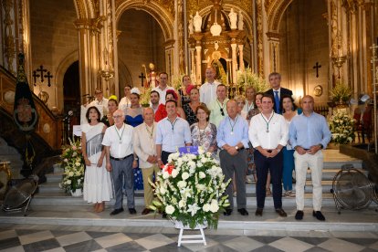 Ofrenda floral a la Virgen del Mar por parte de la Diputación Provincial de Almería.