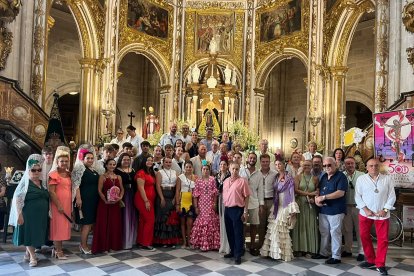 Ofrenda floral a la Virgen del Mar de las Angustias