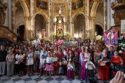 Ofrenda floral a la Virgen del Mar del Silencio.