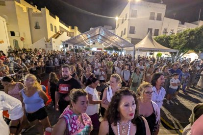 Ambiente festivo en Mojácar.