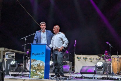 Paco Baraza fue el pregonero, junto al alcalde Francisco García.