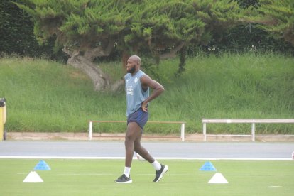 Koné en el campo Anexo este martes.