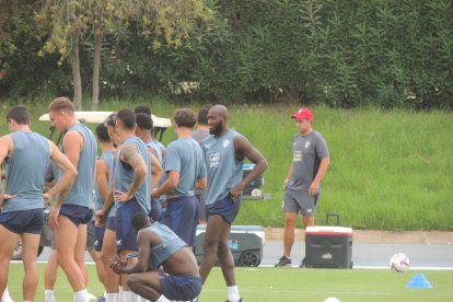 El de Mali con sus compañeros.