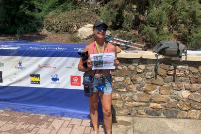 Miryam consiguió una entrada para la Geoda Gigante de Pulpí.