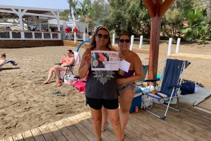 Carmen, ganadora del bono de 20 euros para repostar en la gasolinera Shell de Turre.