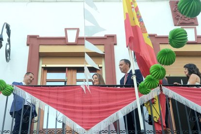 El chupinazo anunciador de las Fiestas.