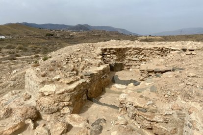 Uno de los tolos de la necrópolis de los Millares.