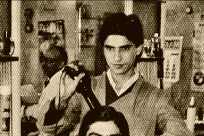 El padre de Rubén Duarte en las manos de un árbitro peluquero.