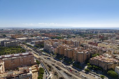 Integración de las vías del tren.