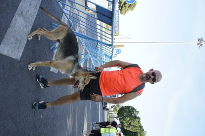Peregrinos que subieron a Dalías el sábado por la tarde para ver al Cristo de la Luz.