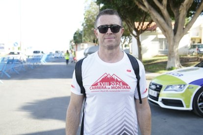 Peregrinos que subieron a Dalías el sábado por la tarde para ver al Cristo de la Luz.