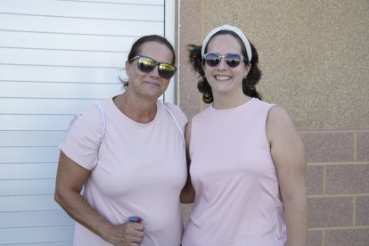 Peregrinos que subieron a Dalías el sábado por la tarde para ver al Cristo de la Luz.