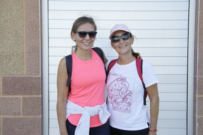 Peregrinos que subieron a Dalías el sábado por la tarde para ver al Cristo de la Luz.