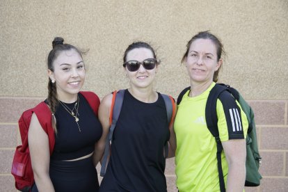 Peregrinos que subieron a Dalías el sábado por la tarde para ver al Cristo de la Luz.