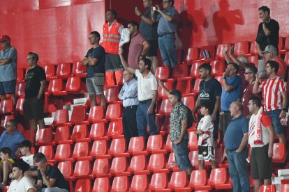 Una afición cansada del equipo.