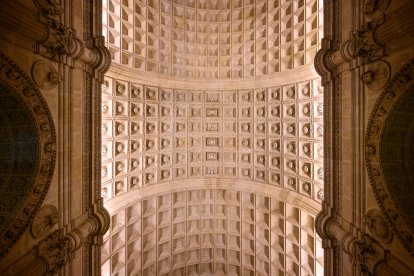 Parte superior de la Sacristía de la Catedral.