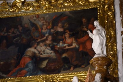 Detalle del altar mayor de la Catedral. 