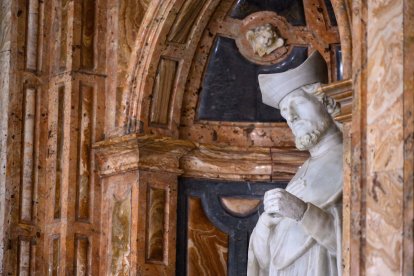 Detalle del trascoro de la Catedral de Almería. 
