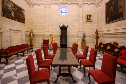 Sala capitular de la Catedral de Almería. 