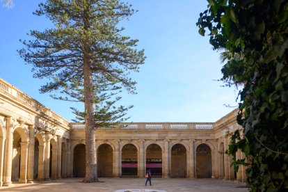 Plano general del claustro de la Catedral de Almería. 