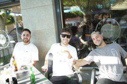 Javi, Antonio y Diego.