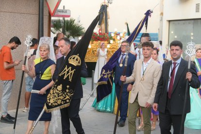 Representantes de las cofradías y Hermandades en la procesión de San Cleofás.