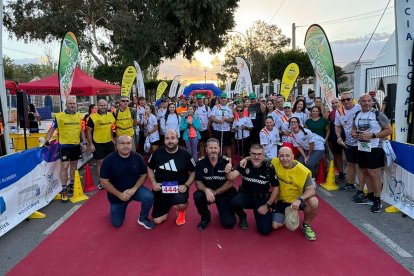 Comienzo de la prueba deportiva y solidaria.