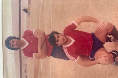 Buby y Antonio posan juntos.