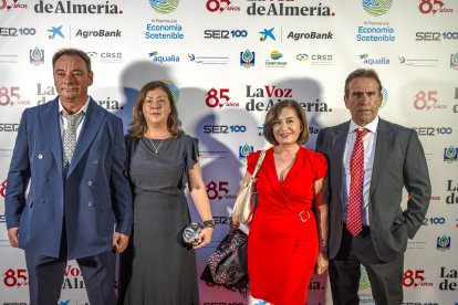 Felipe Godoy, Consuelo Sánchez, Puri Cortés y Enrique Garrido, todos de Godoy Hortalizas.