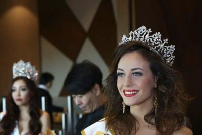 Ana Márquez durante la gala de Miss Tourism World.