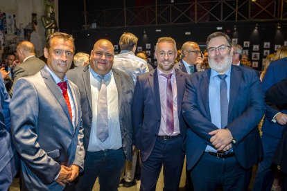 Vicente Torres, Manuel Rus, Raúl Rueda y Leonardo Soler, de Caixa Bank.