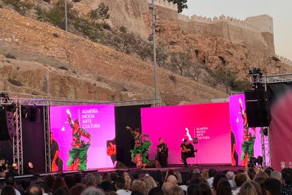 Actuación de la cantaora, Anamar, y la bailaora, Diana Riola.