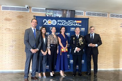 Asistentes en el photocall.