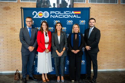 Asistentes en el photocall.