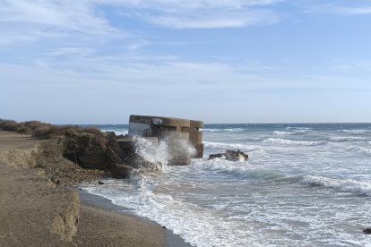 La parte de la desembocadura también se ve afectada.