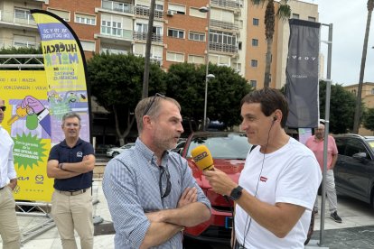 Joaquín García, del grupo Huertas, comentó sobre la marca de coches MG.