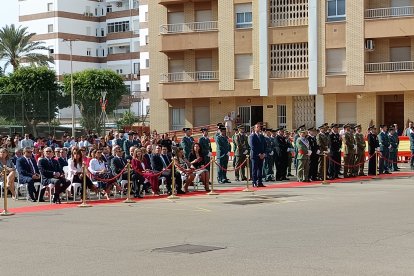 Zona de autoridades durante la celebración