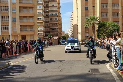 Unidades de la Comandancia de la Guardia Civil de Almería que participaron en el desfile