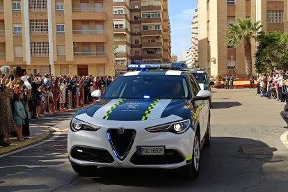 Unidades de la Comandancia de la Guardia Civil de Almería que participaron en el desfile