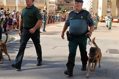 Unidades de la Comandancia de la Guardia Civil de Almería que participaron en el desfile