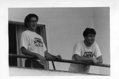 Paco Luna y Morán compartían habitación en Almerimar.