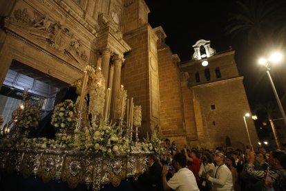 Llegada de Los Ángeles a la Catedral de Almería.