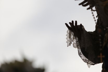 Detalle de María Santísima de Los Ángeles.