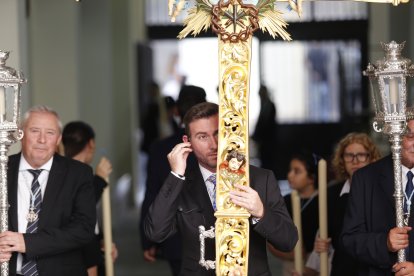 La cruz guía, lista para empezar el traslado de Los Ángeles.